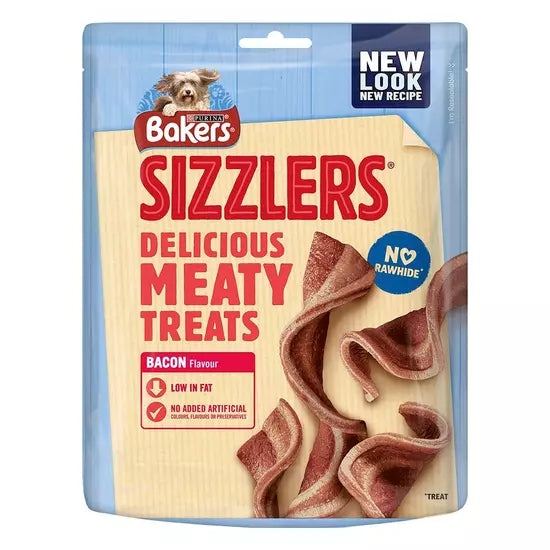 Bakers Sizzlers Bacon Dog Treat