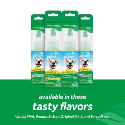 Fresh Breath Oral Care Gel For Dogs - No Brushing!