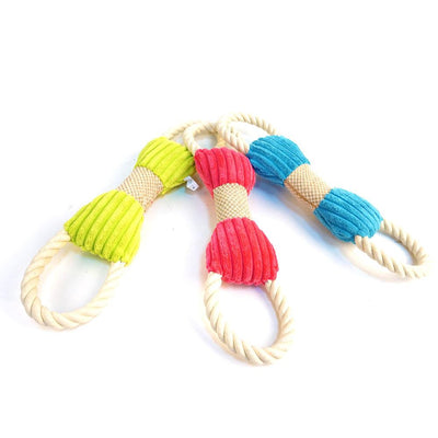 Plushy Squeaky Knot Rope