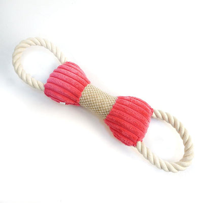 Plushy Squeaky Knot Rope