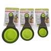 Collapsible Pet Food Measuring Scooper & Bag Clipper