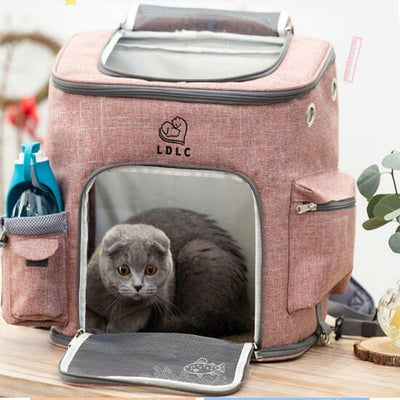 Breathable Deluxe Portable Pet Carrier Backpack