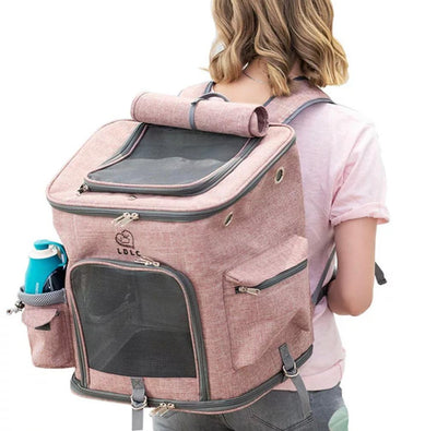 Breathable Deluxe Portable Pet Carrier Backpack