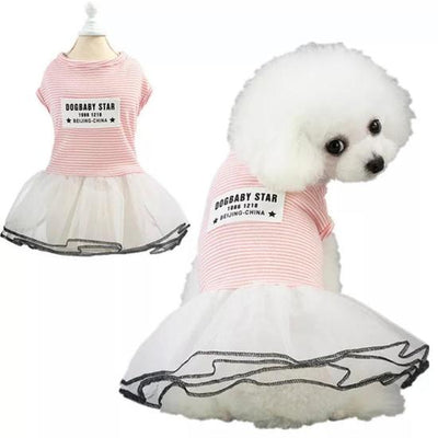 Tutu Princess Summer Dress for Girl Girl Dogs