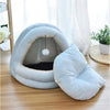 Pet House Cave Bed with Fur Ball Scratch