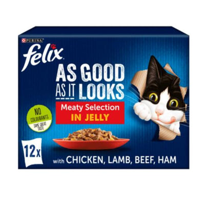 FELIX® As Good As it Looks Meaty Selection in Jelly! Wet Cat Food