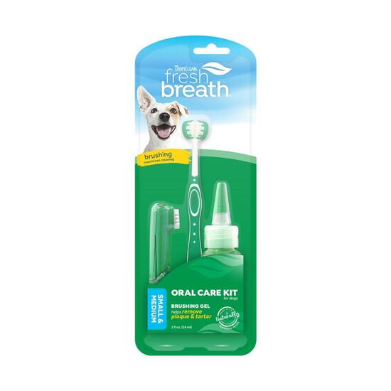 Tropiclean Fresh Breath Oral Care Kit Small & Medium Dogs