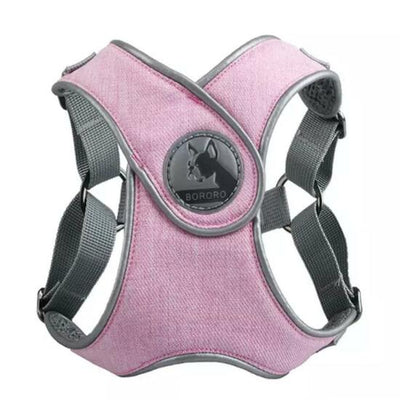 Flat chest Reflective Harness with Leashes