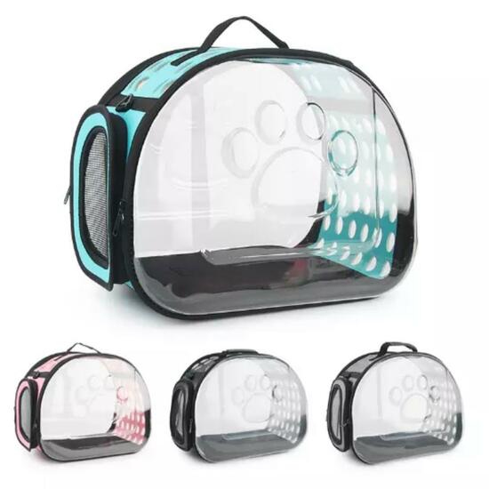 Pet Cat Carrier Bag Cat Carrier Backpack Square Outdoor Carry Travel Pet  Bags Breathable Transparent Cats