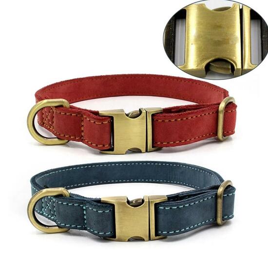 Genuine Leather Dog Collar