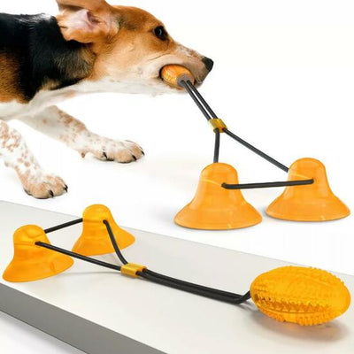 Tug of War Pull Toy with Double Suction for Dogs