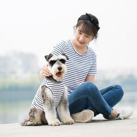 Mama & Pup stripe shirt for Dogs