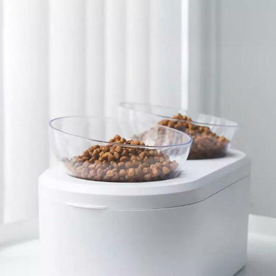 Elevated Feeding Bowls and Pet Storage