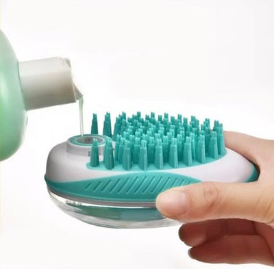 Pet Brush Shampoo Dispenser